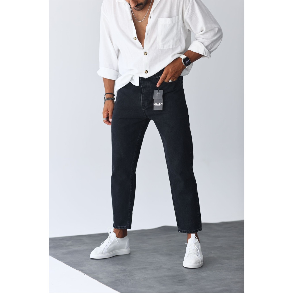 MADZEYMODA Boyfriend Erkek Siyah Jean Kot Pantolon 29 Beden Bayan Jeans / Kot Pantolon Fiyatı