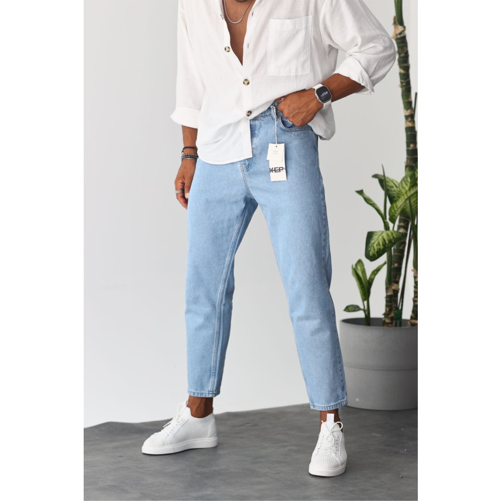 MADZEYMODA Erkek Boyfriend Mavi Jean Kot Pantolon 31 Beden Bayan Jeans / Kot Pantolon Fiyatı