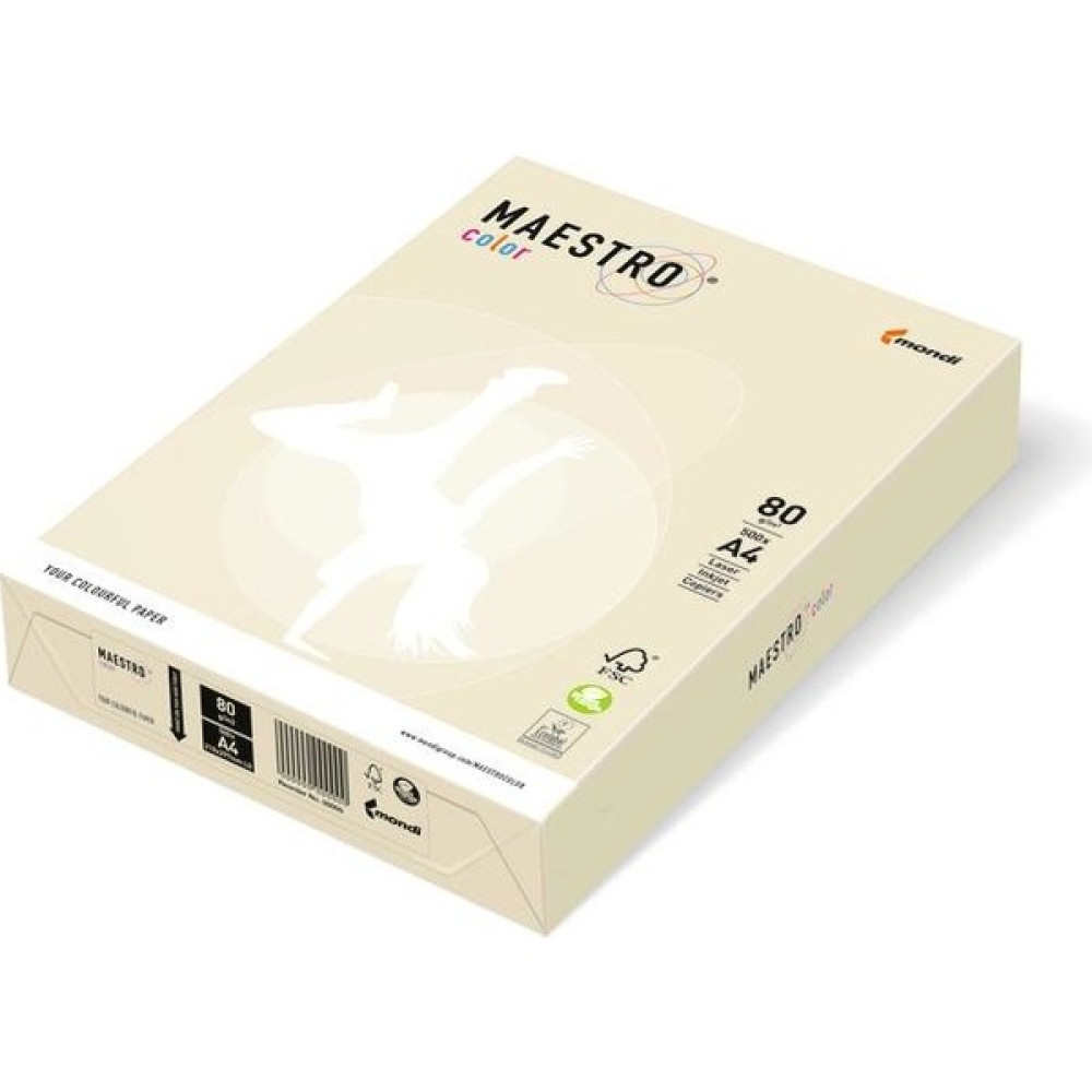 Maestro A4 Renkli Fotokopi Kağıdı Krem 80 Gram Tekli CR20 Fotokopi Kağıdı Fiyatı