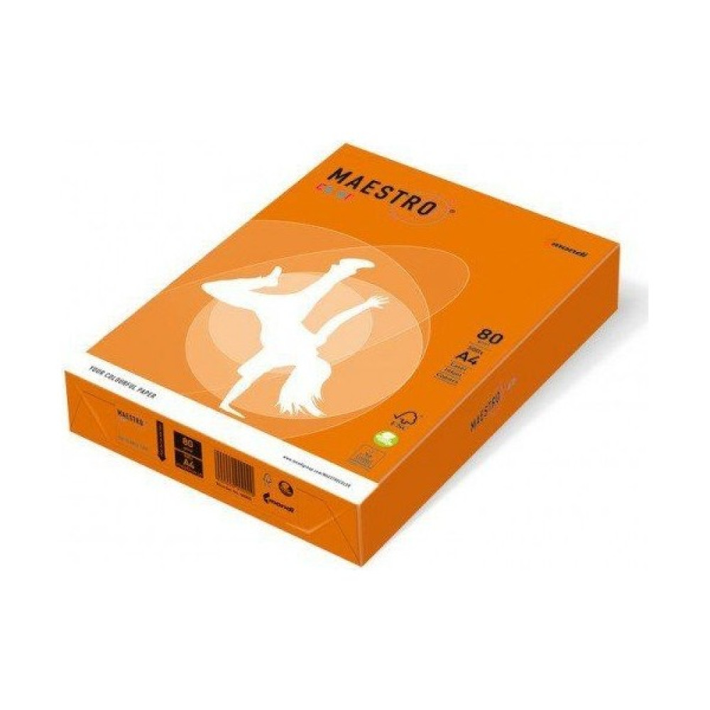 Maestro Color A4 Renkli Fotokopi Kağıdı Turuncu (OR43) 1 Paket 500 Sayfa Fotokopi Kağıdı Fiyatı