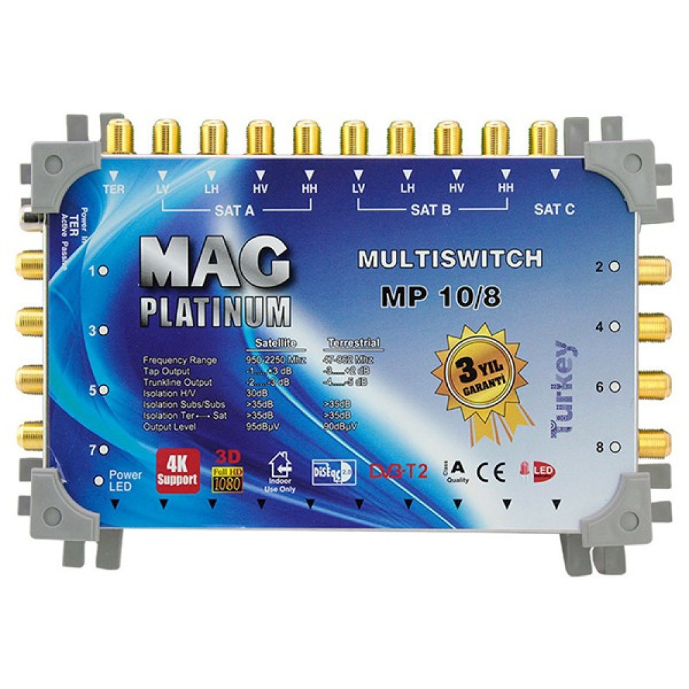 Mag 10*8 Sonlu Uydu Santrali Mag Platınum Oto Boyaları Fiyatı