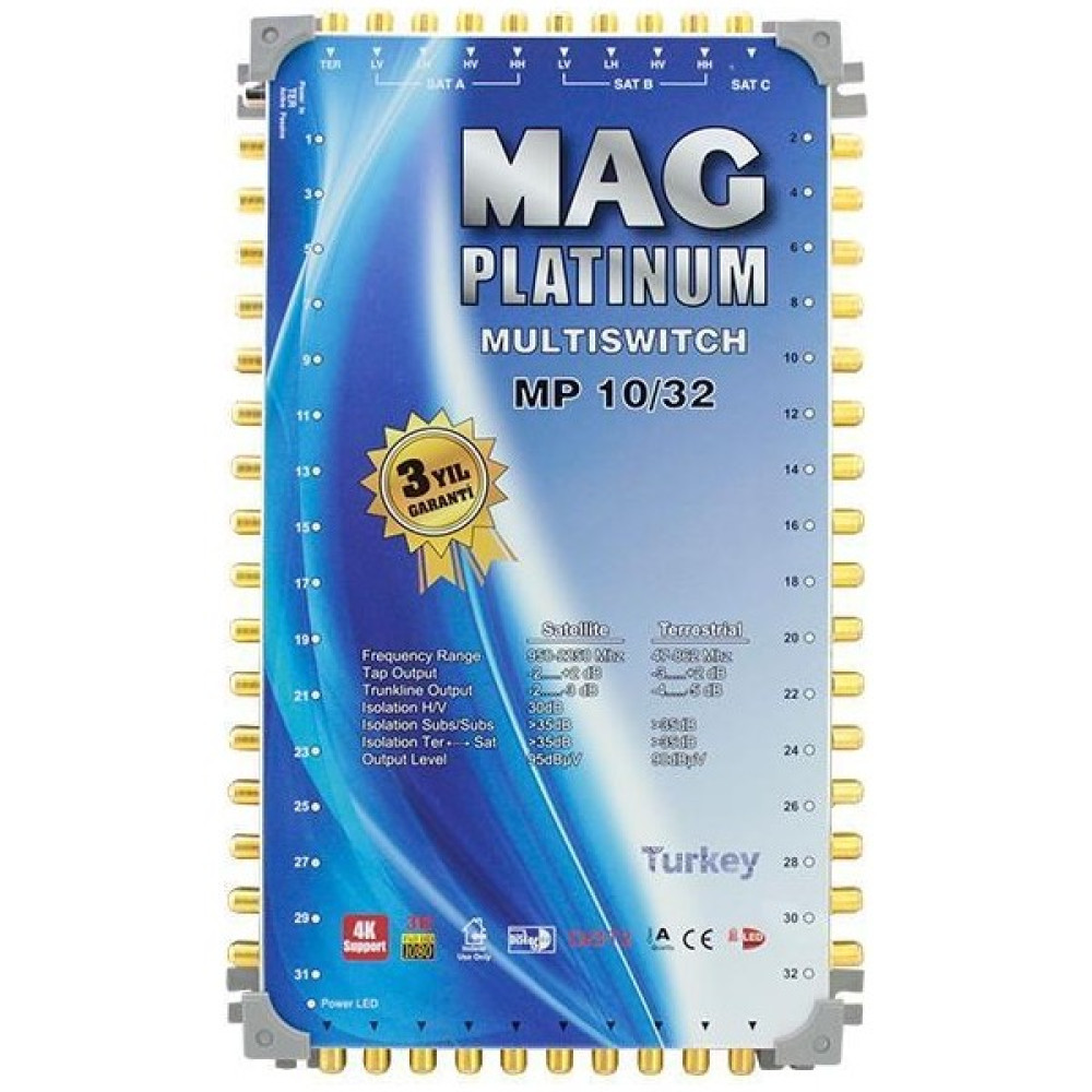 Mag Platinum 10*32 Kaskatlı Uydu Santrali Mag Platınum Oto Boyaları Fiyatı