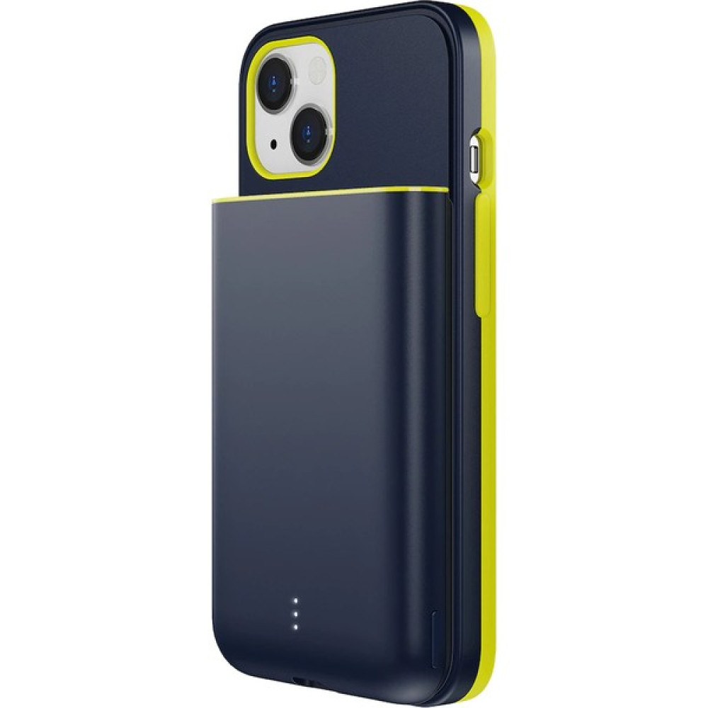 Mag Plus MAGPLUS Iphone 13 Kablosuz Taşınabilir Manyetik Powerbank Ve Magsafe Uyumlu Kılıf, 5000mah - Sarı - Lacivert Taşınabilir Şarj Cihazı - Powerbank Fiyatı