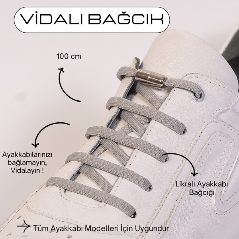 Mag Shoes 100CM Akıllı Vidalı Ayakkabı Bağcığı Kadın Ayakkabıları Fiyatı