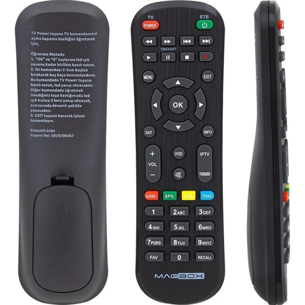 Magbox Kr Magbox Yeni Margınal-Presıdent-Orbıt Hd Uydu Akıllı Tv Özellikli Kumanda (1571=33306) TV Aksesuarları Fiyatı