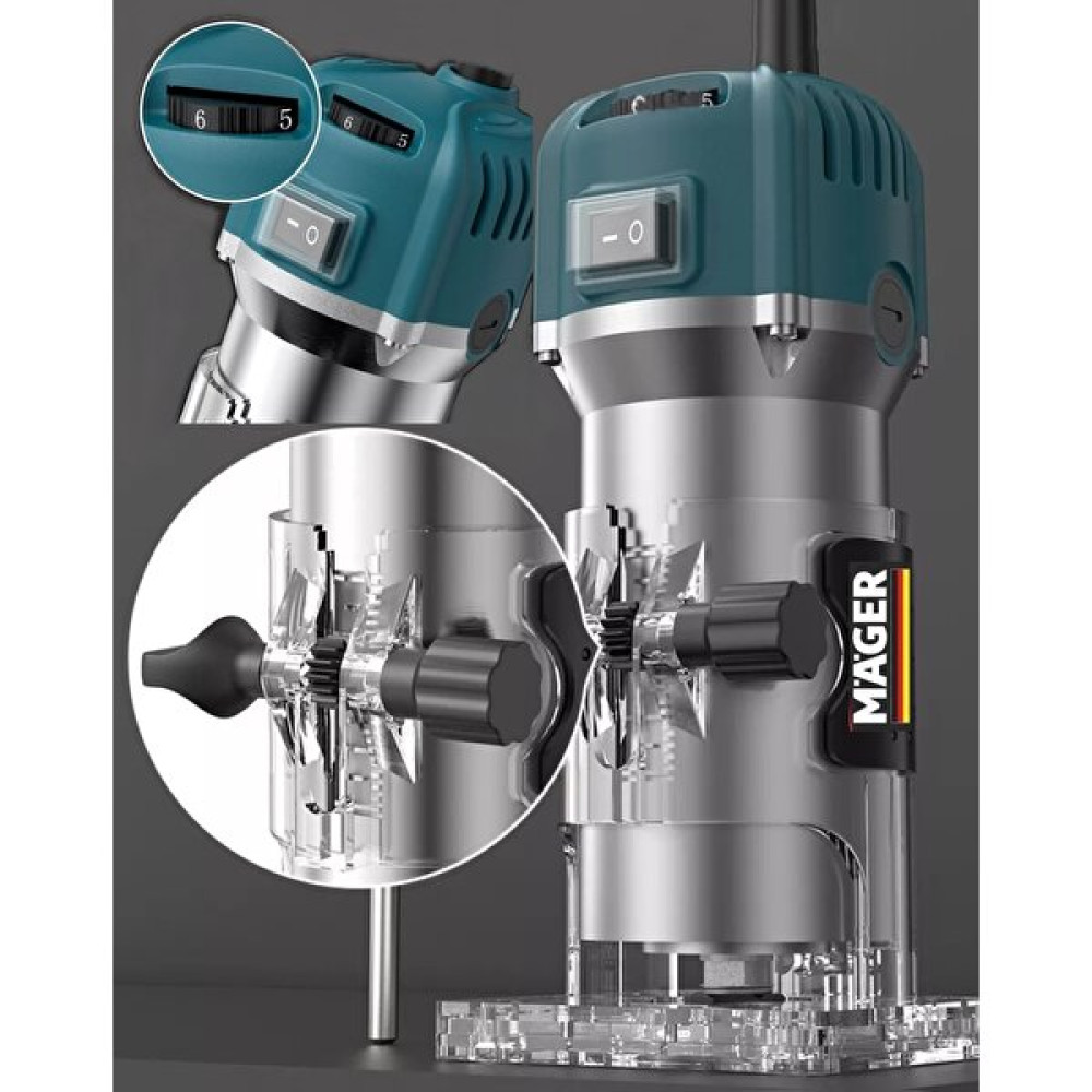 Mager MGR10580FR Elektrikli El Frezesi Avuç Içi Freze Tıraşlama Düzleme Makinası Elektrikli El Aletleri Fiyatı