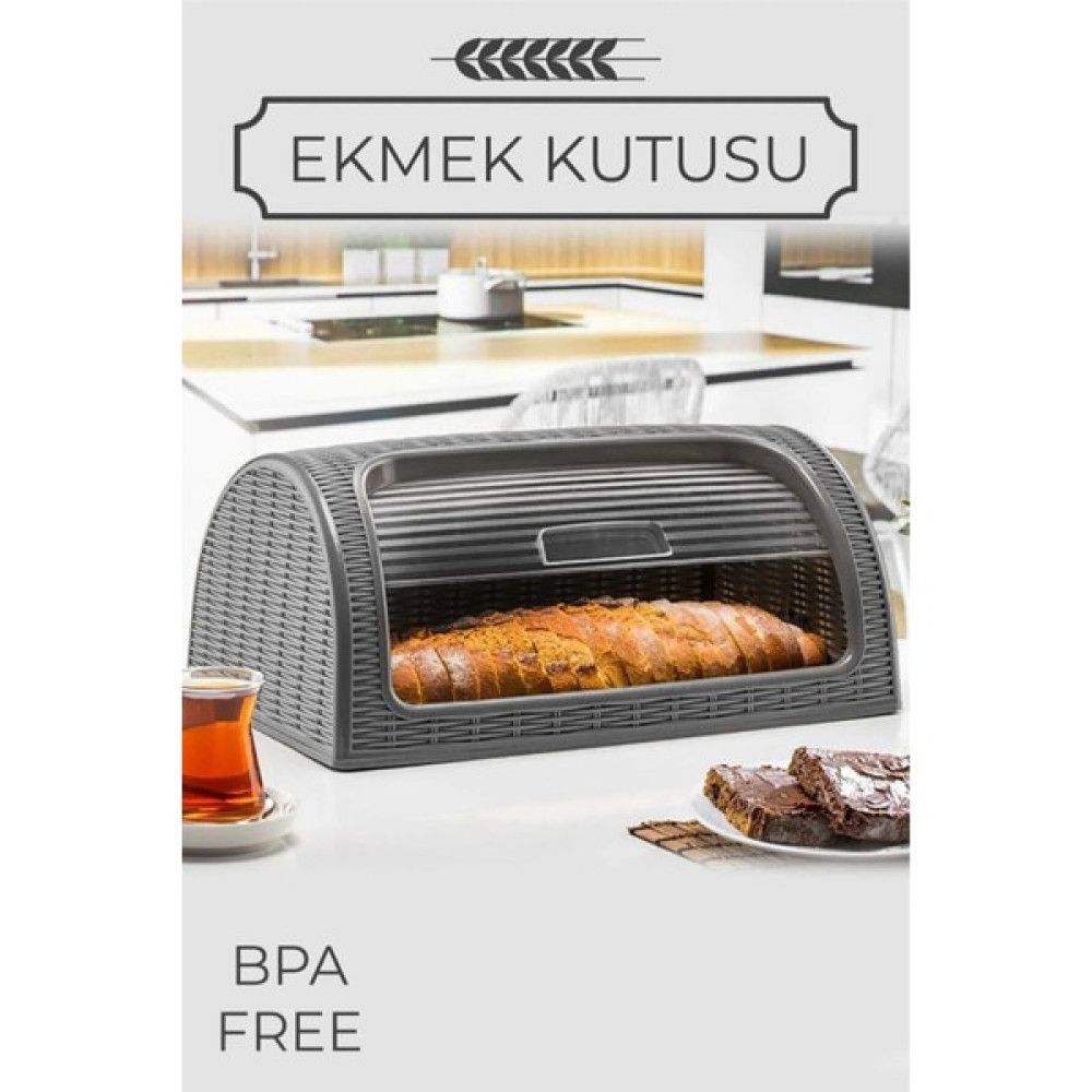 Magev Antrasit Ekmek Kutusu Saklama Kapları Fiyatı