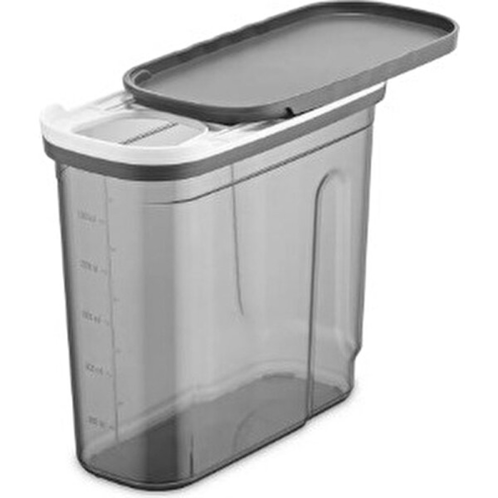 Magev Plastik Foly 4'lü Sürgülü Kapaklı Erzak Saklama Kabı 1.25 Litre - 4' lü Saklama Kapları Fiyatı