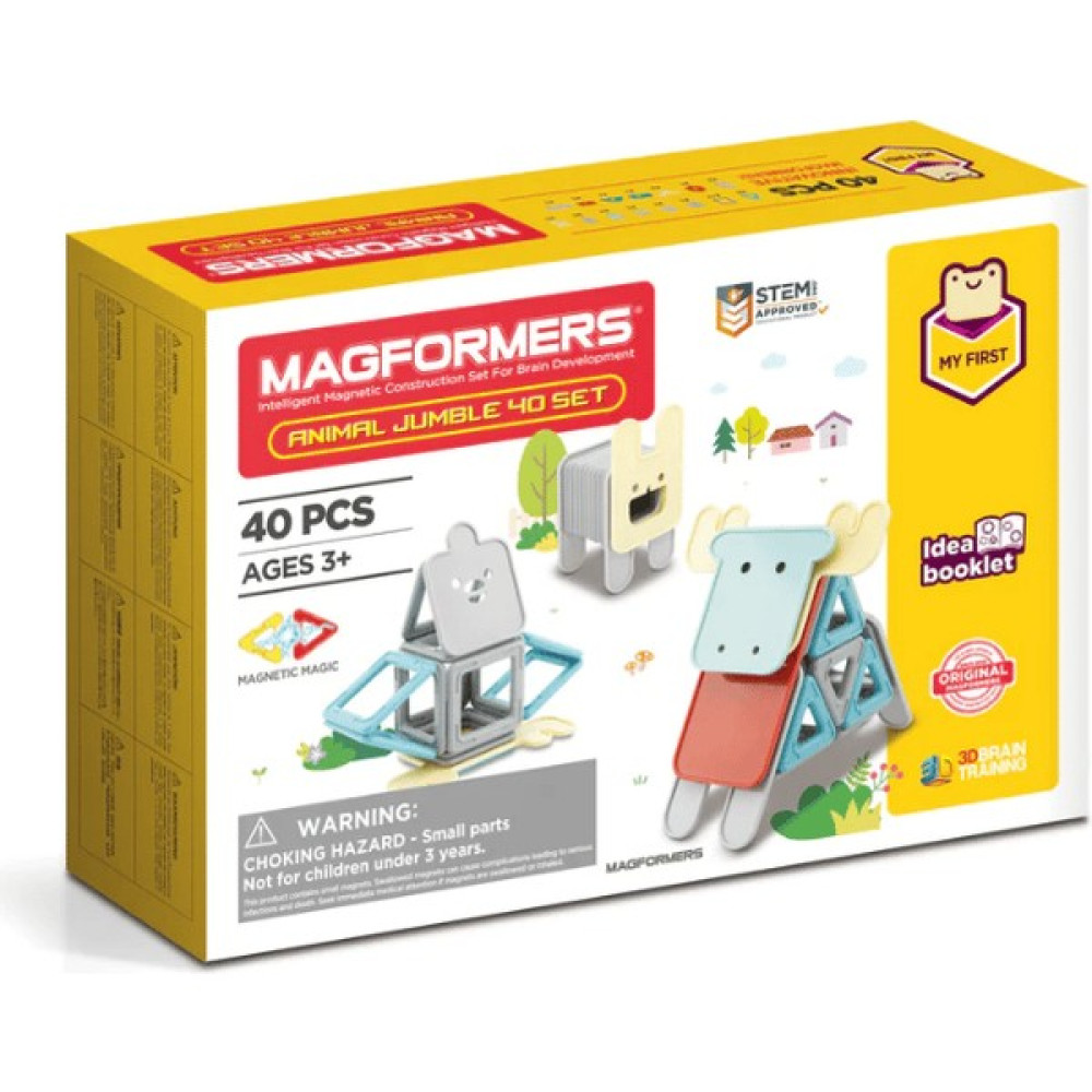 Magformers Mıknatıslı Animal Jumble Set - 40 Parça Legolar ( Yapım Oyuncakları ) Fiyatı