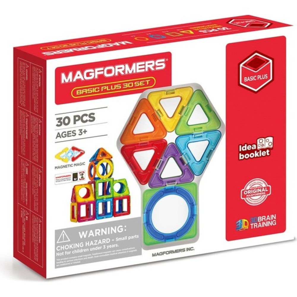 Magformers Mıknatıslı Basic Plus Set - 30 Parça Legolar ( Yapım Oyuncakları ) Fiyatı