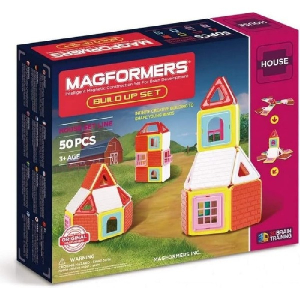Magformers Mıknatıslı Build Up Set - 50 Parça Legolar ( Yapım Oyuncakları ) Fiyatı