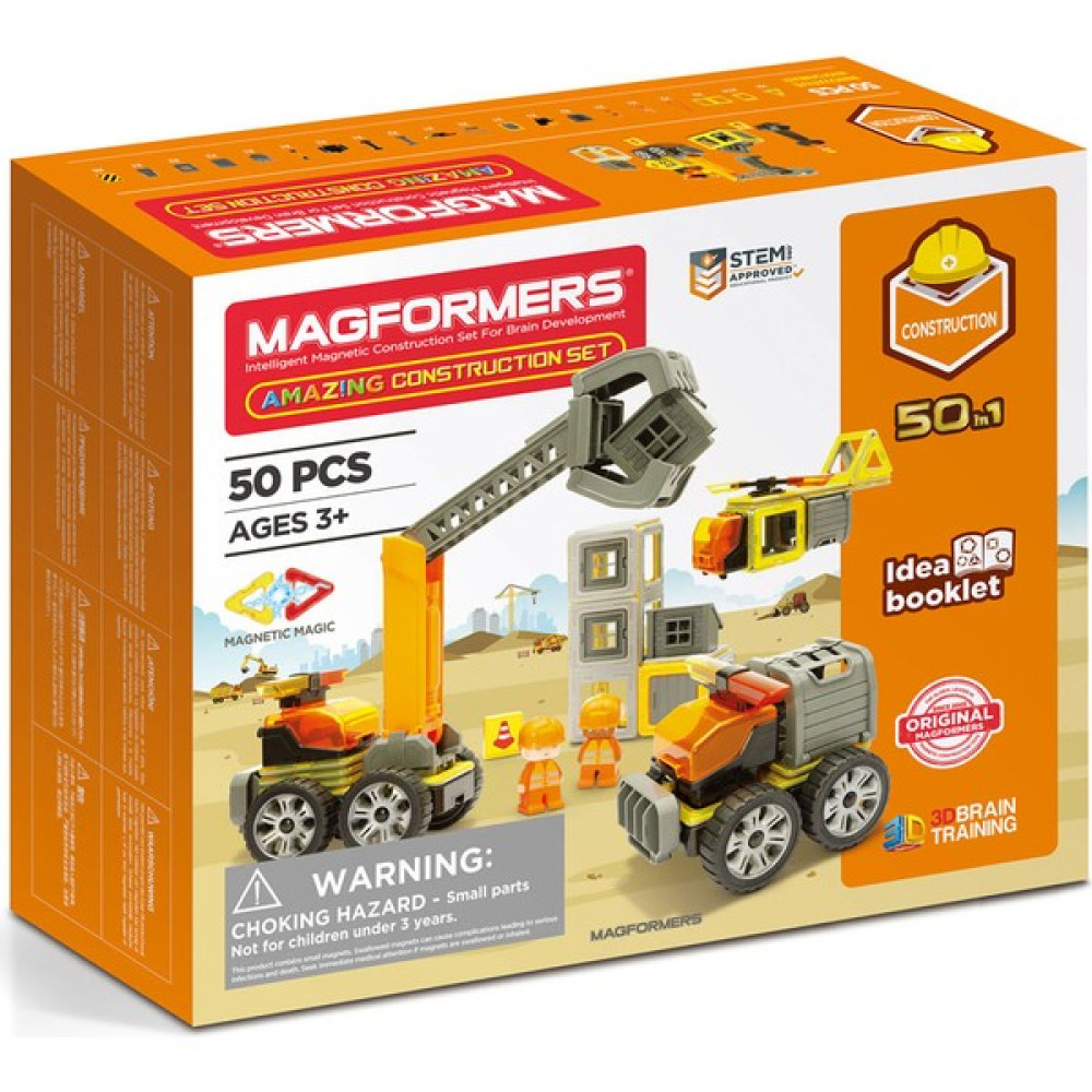 Magformers Mıknatıslı Construction Set - 50 Parça Legolar ( Yapım Oyuncakları ) Fiyatı