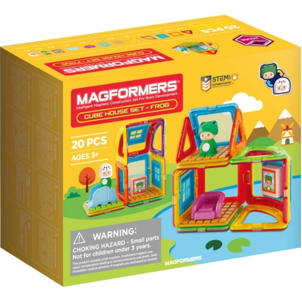 Magformers Mıknatıslı Cube Houseset - Frog - 20 Parça Legolar ( Yapım Oyuncakları ) Fiyatı