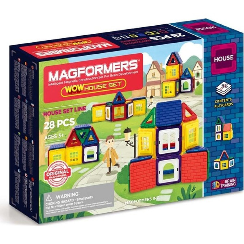 Magformers Mıknatıslı House Set - 28 Parça Legolar ( Yapım Oyuncakları ) Fiyatı