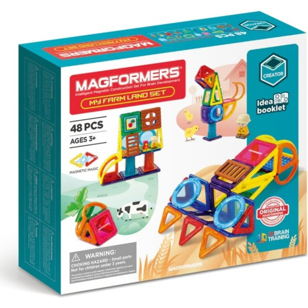 Magformers Mıknatıslı My Farm Land Set - 48 Parça Legolar ( Yapım Oyuncakları ) Fiyatı