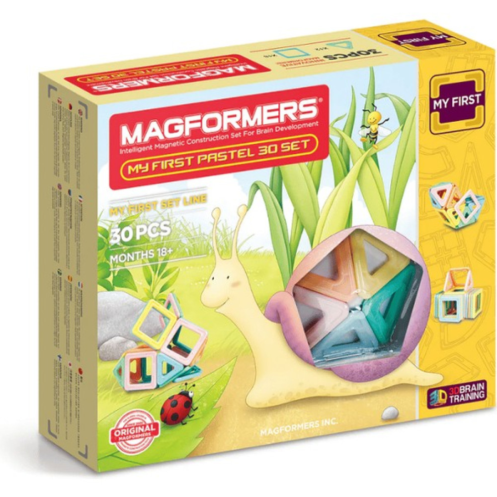 Magformers Mıknatıslı My First Pastel Set - 30 Parça Legolar ( Yapım Oyuncakları ) Fiyatı