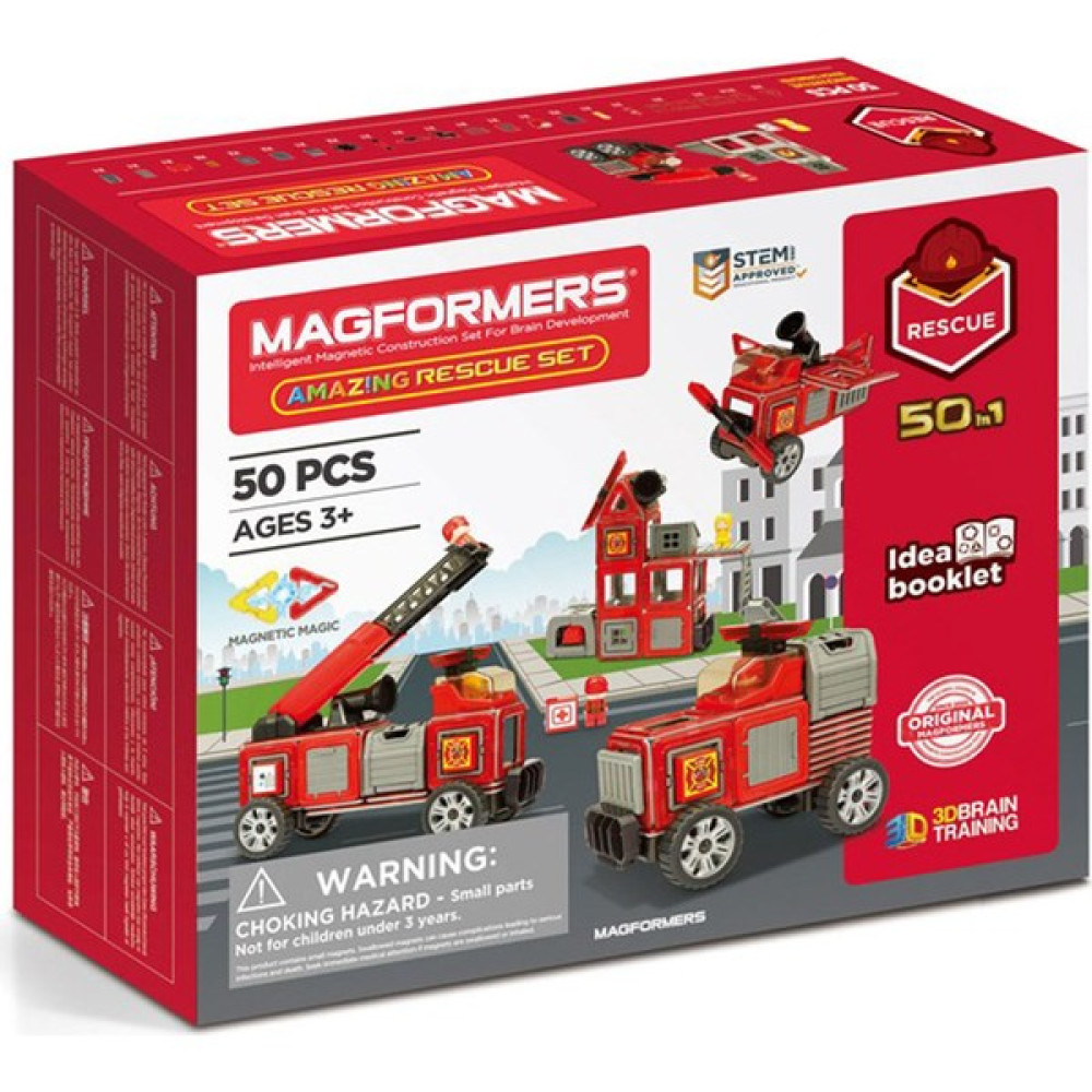 Magformers Mıknatıslı Rescue Set - 50 Parça Legolar ( Yapım Oyuncakları ) Fiyatı