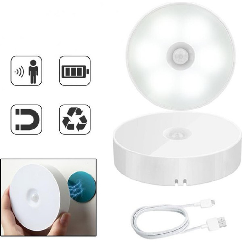 Magi Toptan Hareket Sensörlü USB Şarjlı LED Işık Lamba El Feneri Fiyatı