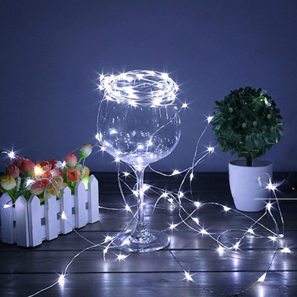 Magi Toptan Peri LED Işık 10 Metre Beyaz Dekor Lambası 100 Ledli Led Aydınlatmalar Fiyatı