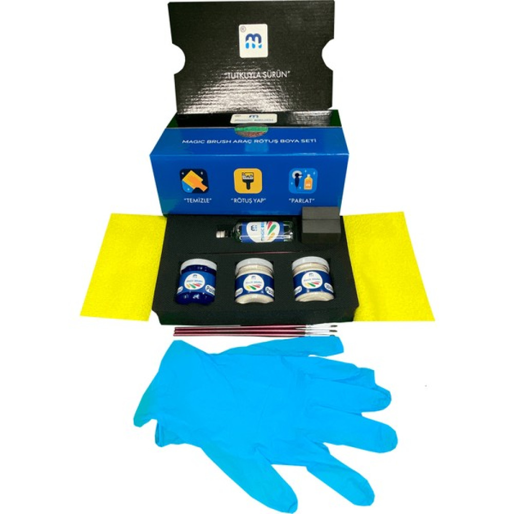 Magic Brush Profesyonel Kit | Mercedes-Benz Cls Serisi Dıamond White 799 Rötuş Boyası Oto Boyaları Fiyatı