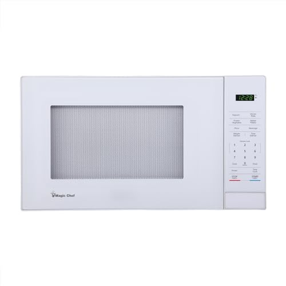 Magic Chef Countertop Microwave Oven, Small and Compact, 1000 Watt, 1.1 Cu Ft, White