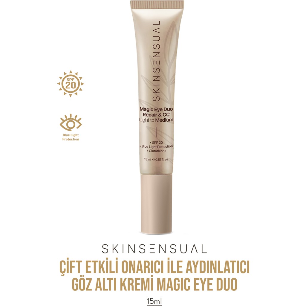 Magic Eye Duo Repair & CC - Çift Etkili Onarıcı ile Aydınlatıcı Göz Altı Kremi | Light To Medium 15ML Diğer Fiyatı