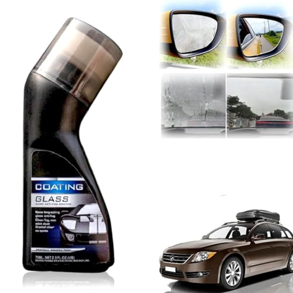 Magic Gem Coating Glass, Micro-Molecular Anti-Fog Coating Agent Wiper, Car Anti-Fog Agent, Car Defogging for Car Windshield, Windows, Mirrors, Glasses, Swim Goggles (1PCS)