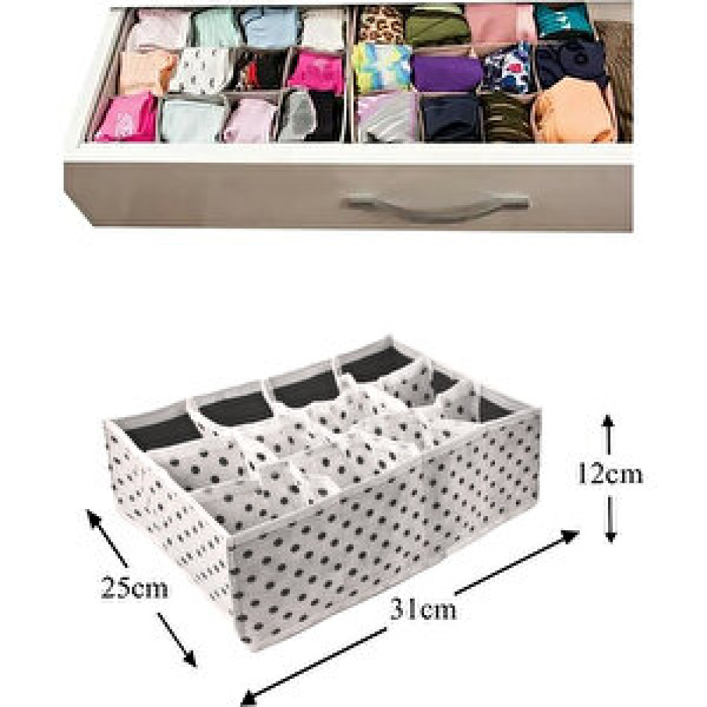 Magic Lady Magic Lady 12 Bölmeli Çekmece Içi Düzenleyici Organizer Puantiyeli Kutu Eşya Saklama Kutusu Fiyatı