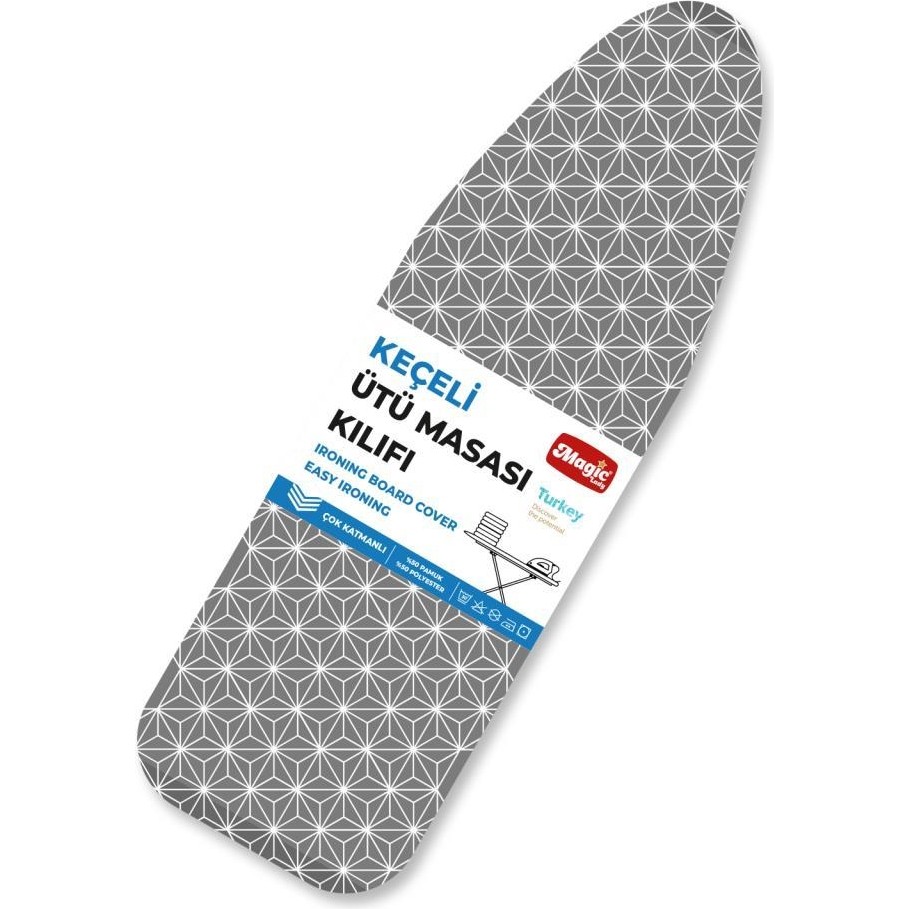 Magic Lady Ütü Masası Kılıfı Örtüsü Bezi, Geometrik Desen Süngerli ve Keçeli, Yanmaz, Ayarlanabilir 48X138 cm SSD / Solid State Drive Fiyatı
