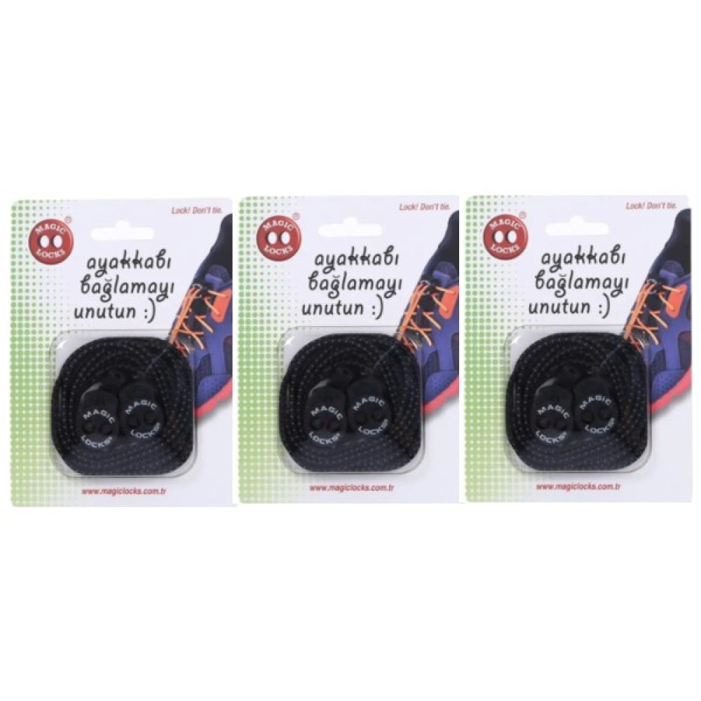 Magic Locks Akıllı Ayakkabı Bağcığı Yuvarlak 3'lü Sırt Çantası (Outdoor) Fiyatı