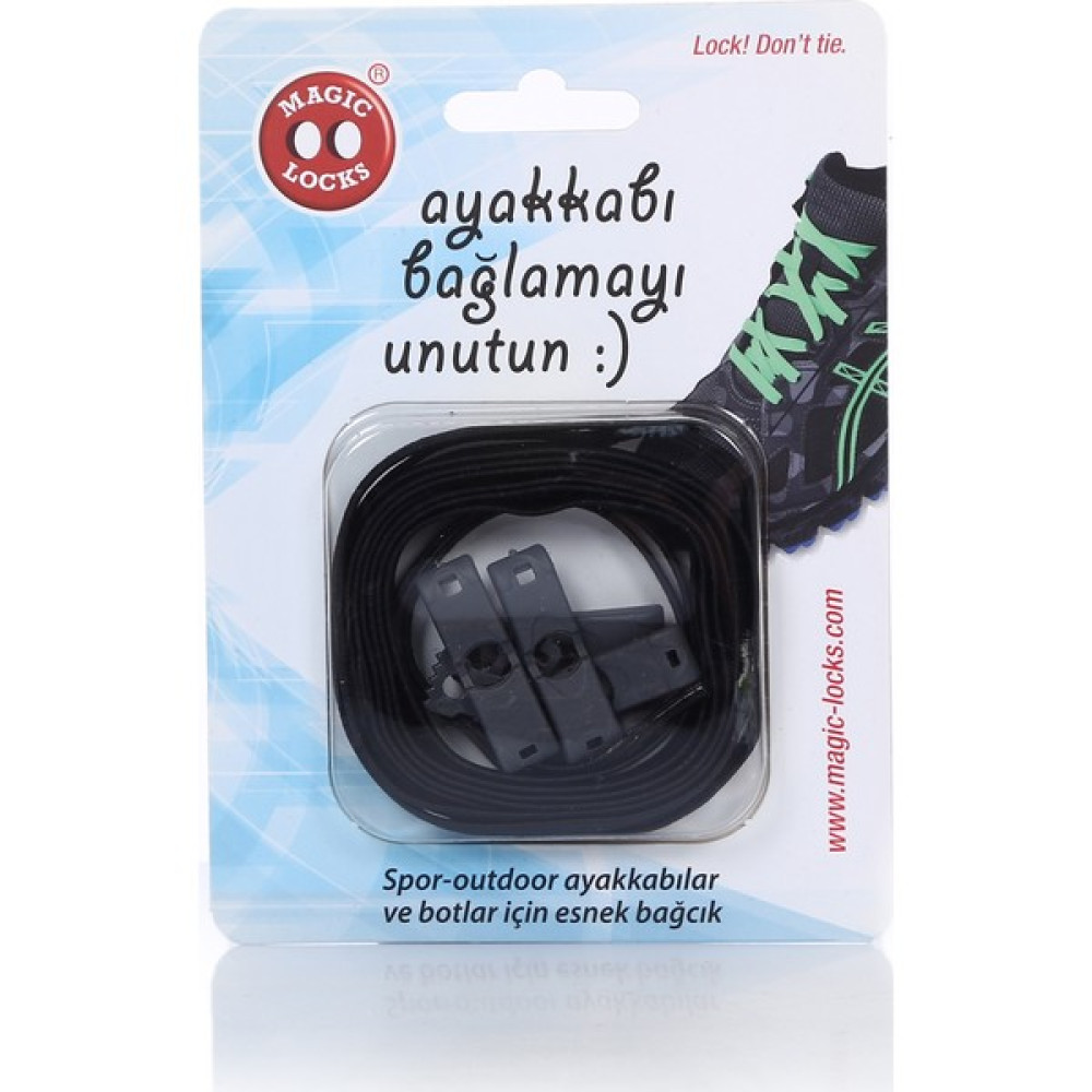 Magic Locks Akıllı Bağcık Yassı- LACIVERT-17B1 Ayakkabılar ve Çantalar Fiyatı