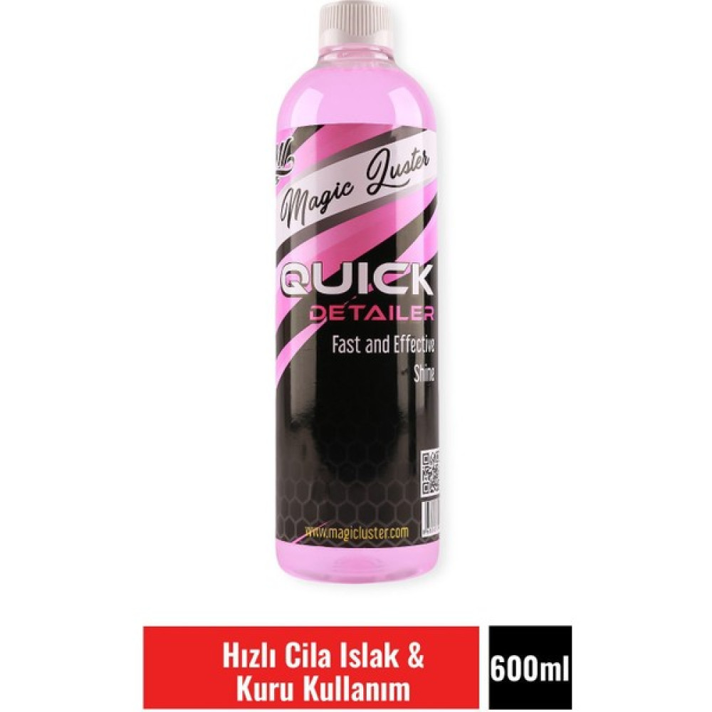Magic Luster Detailing Quick Detailer 600 ml (Hızlı Cila Islak & Kuru Kullanım) Oto Bakım & Temizlik Ürünleri Fiyatı