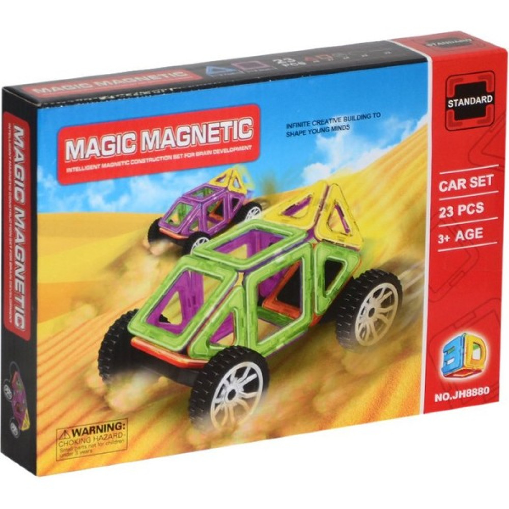 Magic Magnetic 20 Parça Araba Tekerli Magnetik JH8880 Eğitici Oyuncak Fiyatı