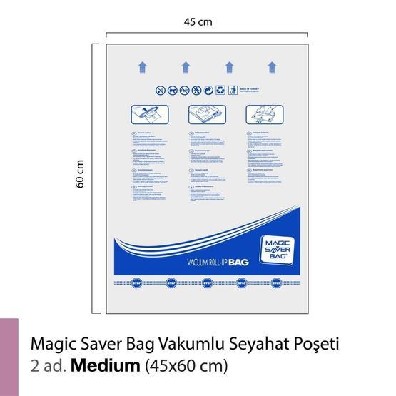 Magic Saver Bag 2'li SSeyahat Poşeti Roll-Up