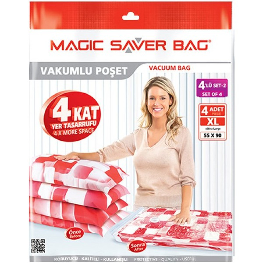 Magic Saver Bag 4 Lü Seyahat Seti - 2 Hurç Fiyatı