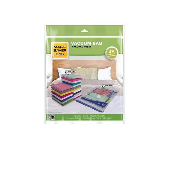 Magic Saver Bag 4'lü Vakumlu Poşet Seti 3