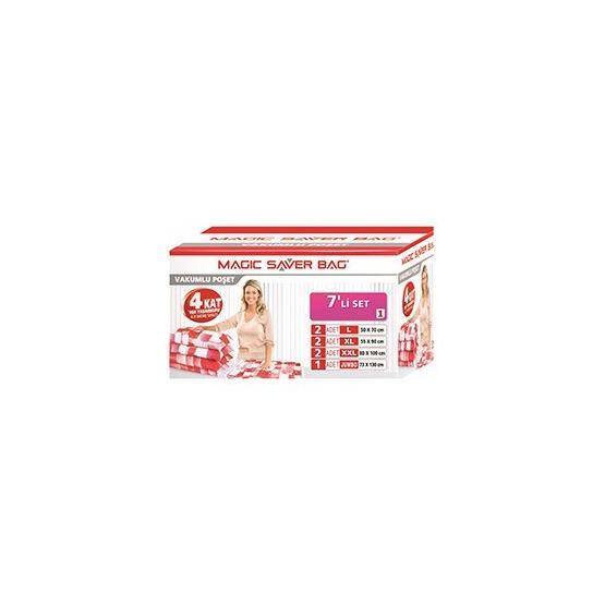 Magic Saver Bag 7'li Vakumlu Poşet Seti 1 Hurç Fiyatı