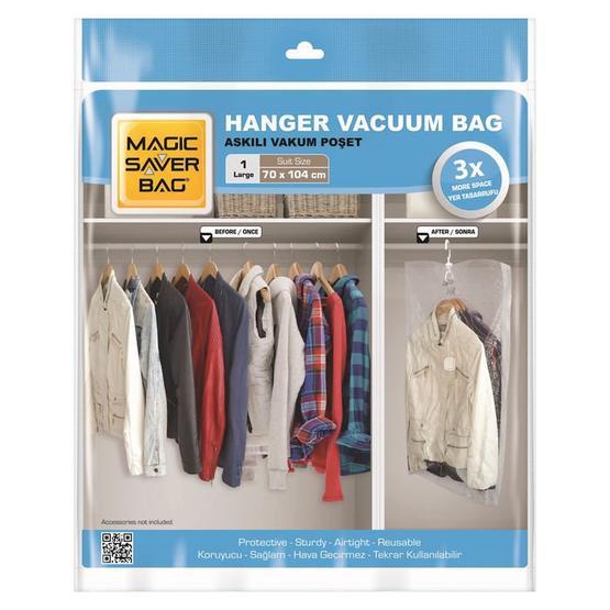 Magic Saver Bag L Askılı Vakumlu Poşet