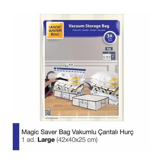Magic Saver Bag Large Vakumlu Çantalı Hurç
