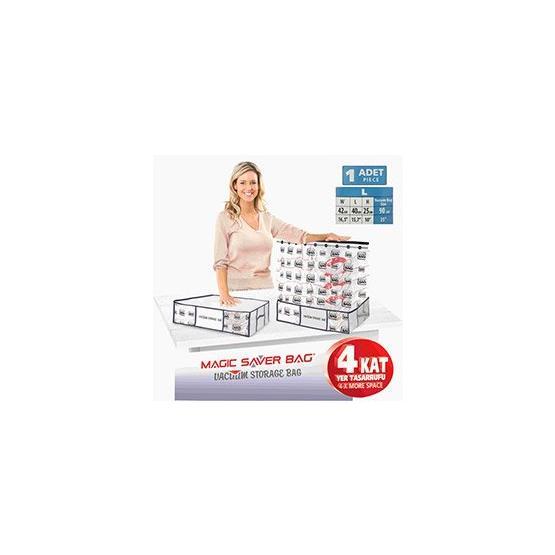 Magic Saver Bag Large Vakumlu Çantalı Hurç
