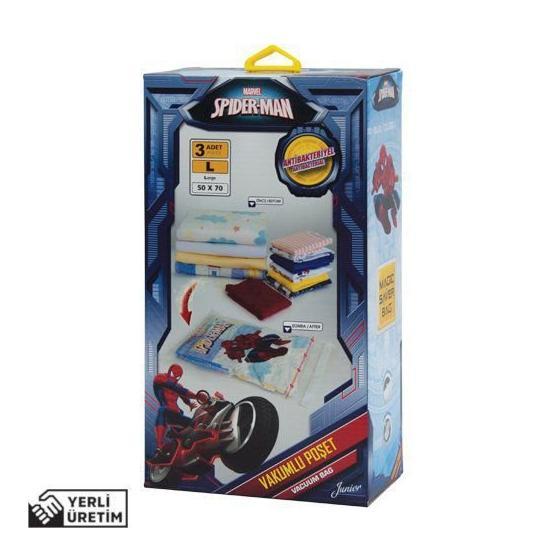 Magic Saver Bag Spiderman 3'lü L Vakumlu Poşet Seti Hurç Fiyatı