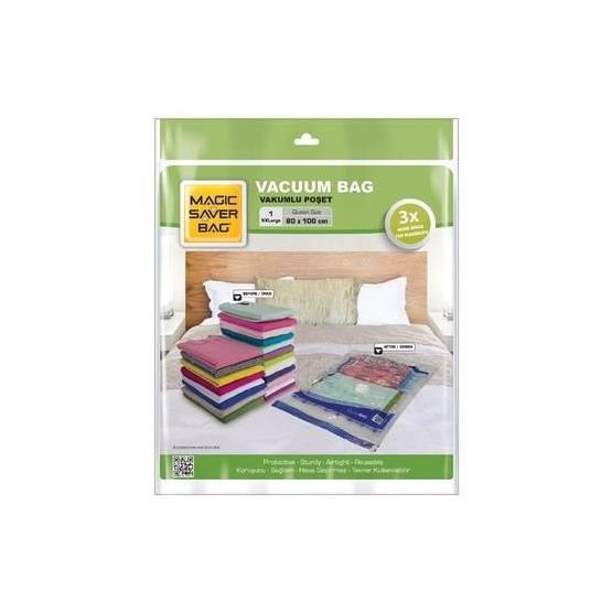 Magic Saver Bag XL 1 Adet Vakumlu Poşet 55x90 cm Hurç