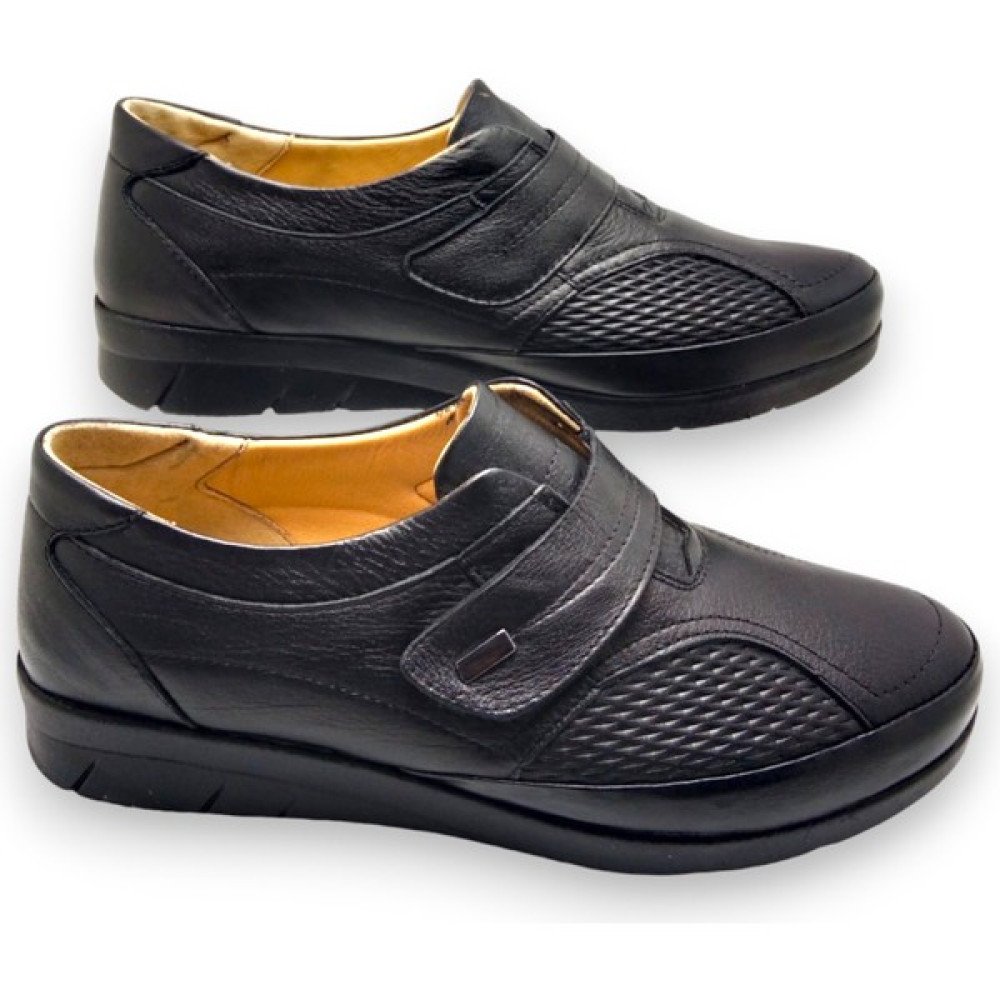 Magic Shoes Kadın Siyah Hakiki Deri Comfort Tam Ortopedik Anne Ayakkabısı Kadın Günlük Ayakkabıları Fiyatı
