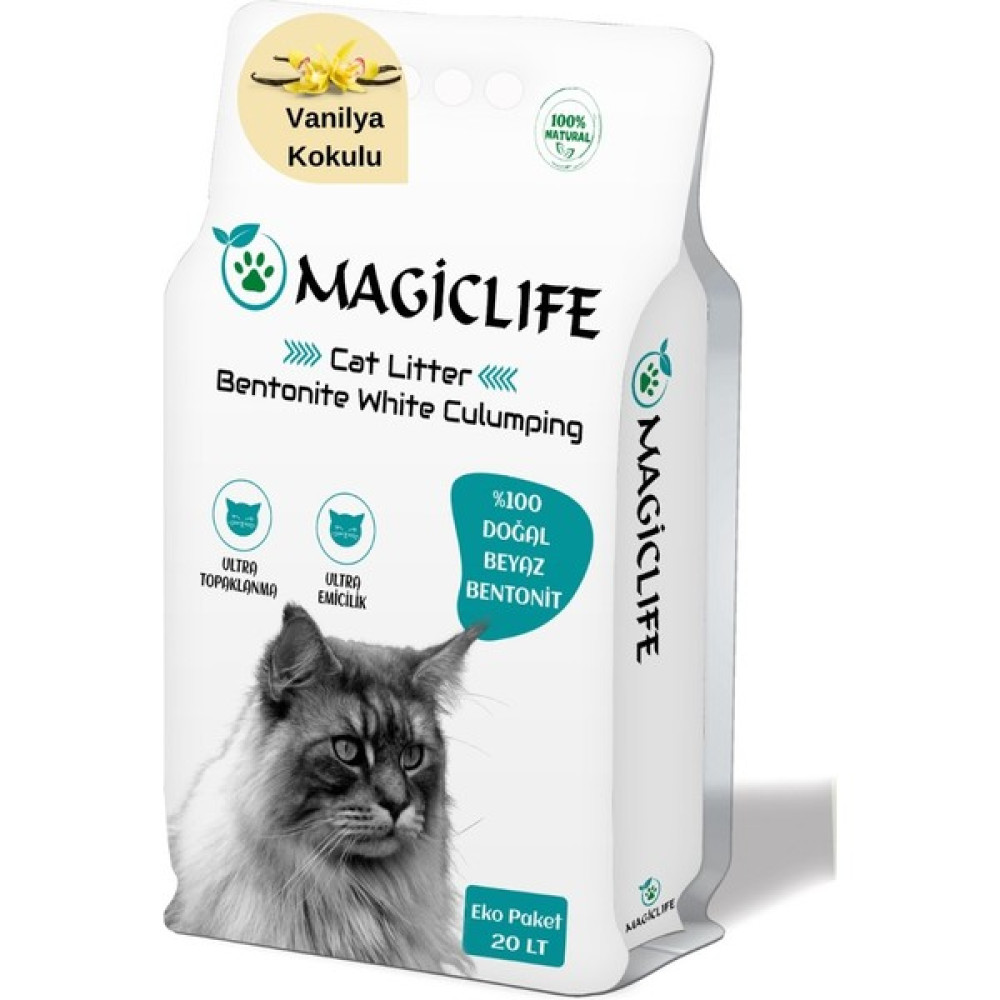 Magiclife İnce Tane Vanilya Kokulu Beyaz Kedi Kumu İnce Taneli 20 lt Evcil Hayvan Ürünleri Fiyatı
