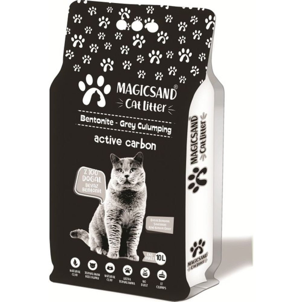 Magicsand Active Carbon İnce Taneli Kedi Kumu 10 Lt Evcil Hayvan Ürünleri Fiyatı