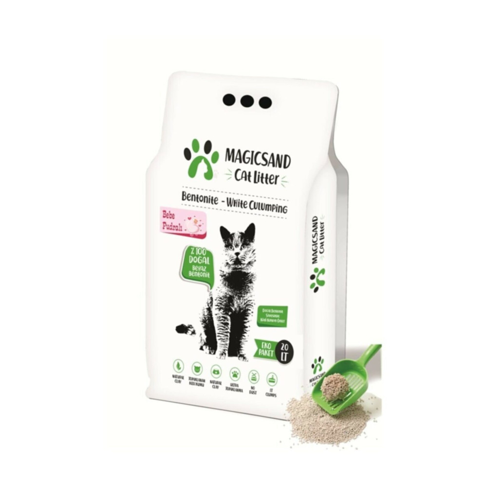 magicsand Bebek Pudralı Kalın Taneli Kedi Kumu 20 Lt Evcil Hayvan Ürünleri Fiyatı