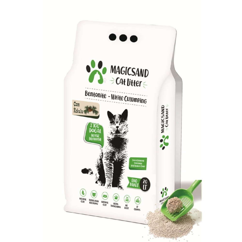 magicsand Cat Litter Çam Kokulu Kedi Kumu 20 Lt Ince Tane Evcil Hayvan Ürünleri Fiyatı