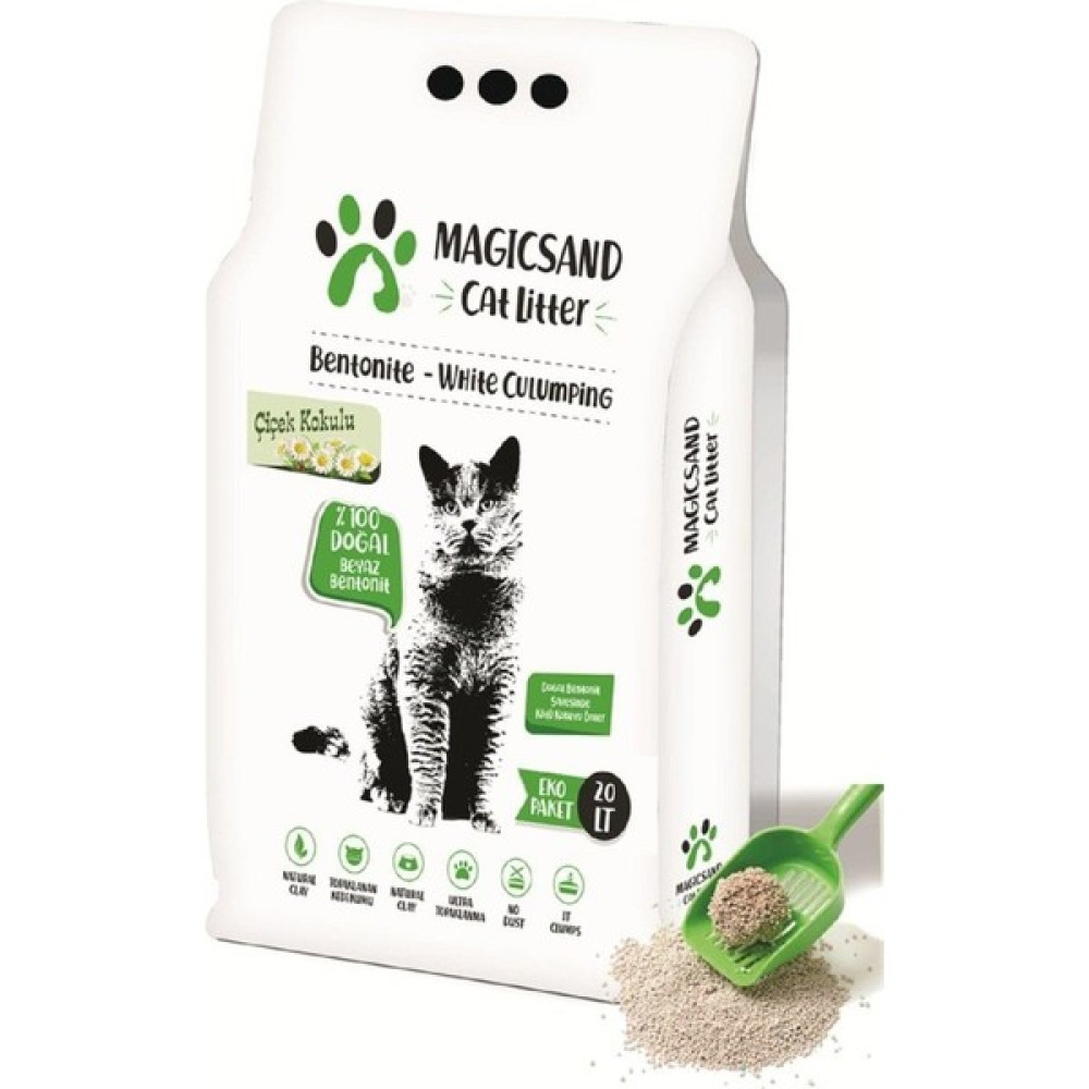 Magicsand Cat Litter Çiçek Kokulu Kedi Kumu 20 Lt Ince Taneli Evcil Hayvan Ürünleri Fiyatı