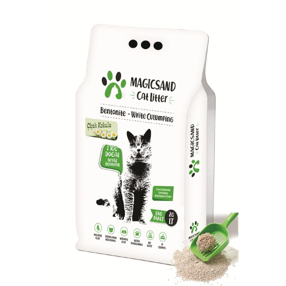 magicsand Çiçek Kokulu İnce Taneli Kedi Kumu 20 lt Evcil Hayvan Ürünleri Fiyatı