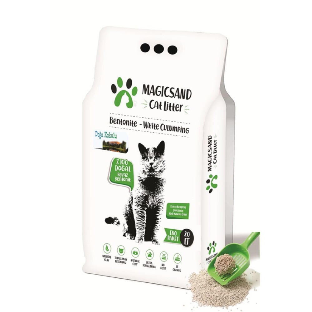 magicsand Doğa Kokulu Kedi Kumu 20 Lt Ince Taneli Evcil Hayvan Ürünleri Fiyatı